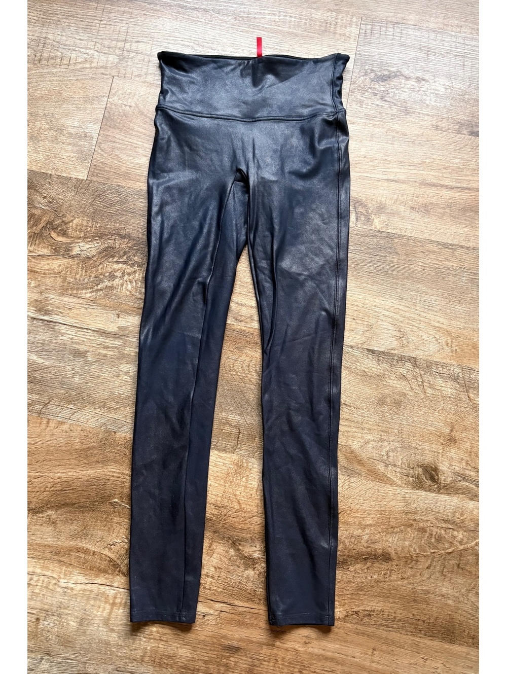 Spanx Faux Leather Leggings Navy Size Medium